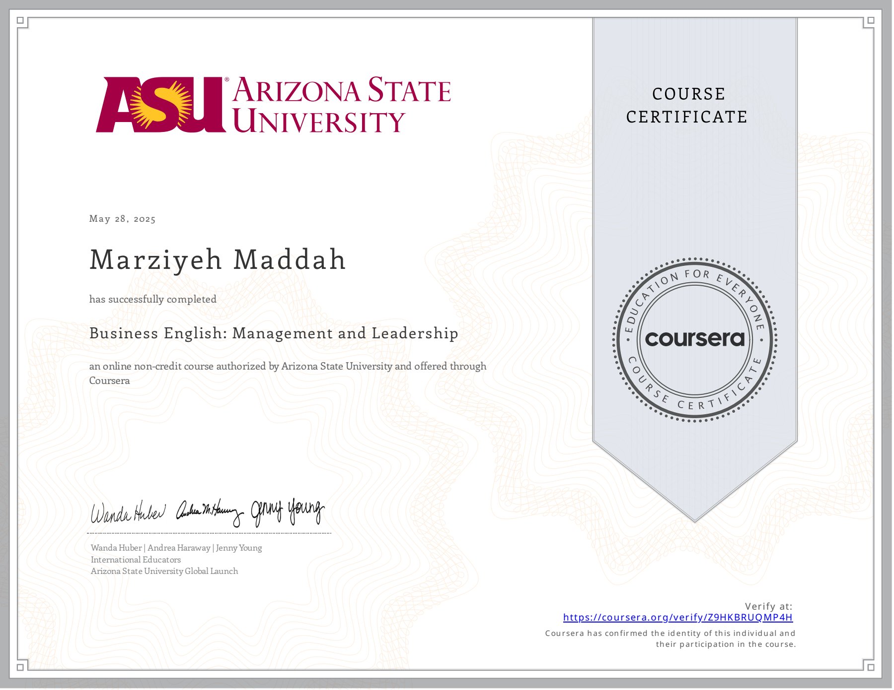 Coursera Z9HKBRUQMP4H